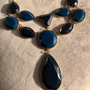 [SOLD: DEPOP] Blue Statement Necklace